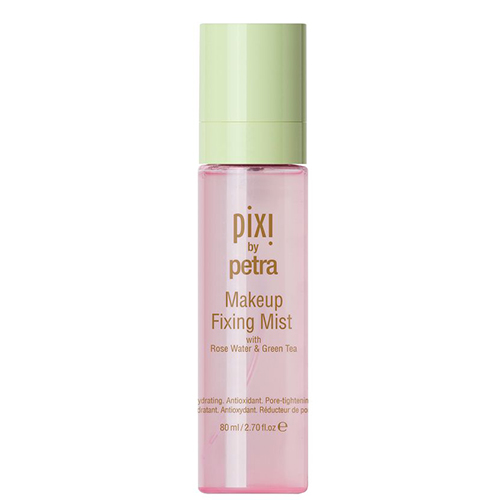 Pixi ,Pixi by Petra,Make up Fixing  Mist  With Rose Water & Green Tea 80ml. ,สเปรย์บล็อคเมคอัพ,Pixi Make up Fixing  Mist  With Rose Water & Green Tea 80ml.,สเปรย์น้ำแร่,Pixi spray