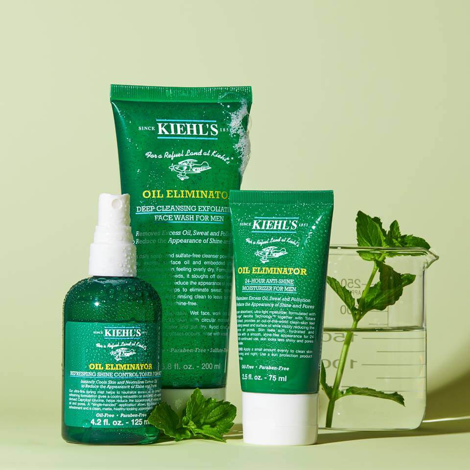 kiehl's , oil eliminator , oil eliminator refreshing shine , toner for men , toner for men oil eliminator