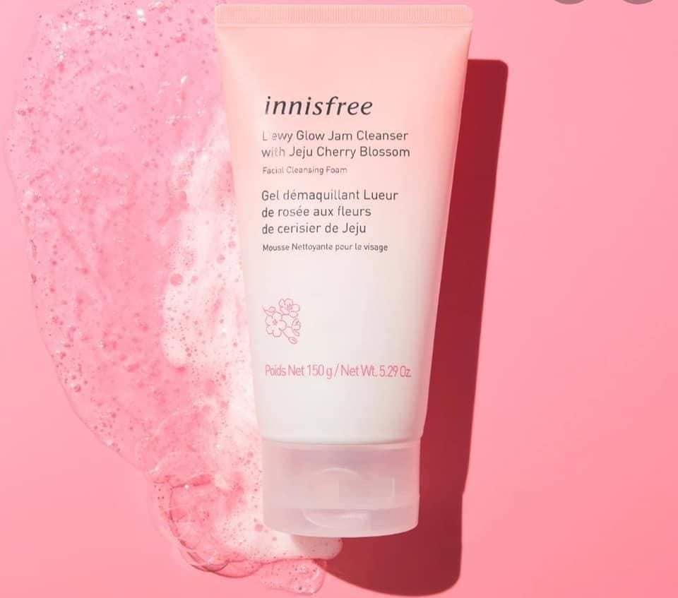 Innisfree,Innisfree Jeju Cherry Blossom Jam Cleanser ,Jeju Cherry Blossom J,Jeju Cherry Blossom Jam Cleanser 150g รีวิว,Jeju Cherry Blossom Jam Cleanser 150g ราคา,am Cleanser 150g